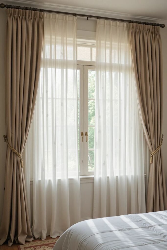 18 elegant bedroom curtain ideas for a polished look 1